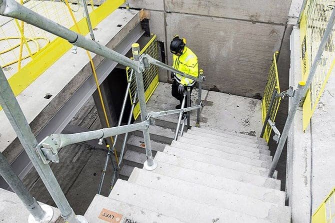 Stair Edge Protection System