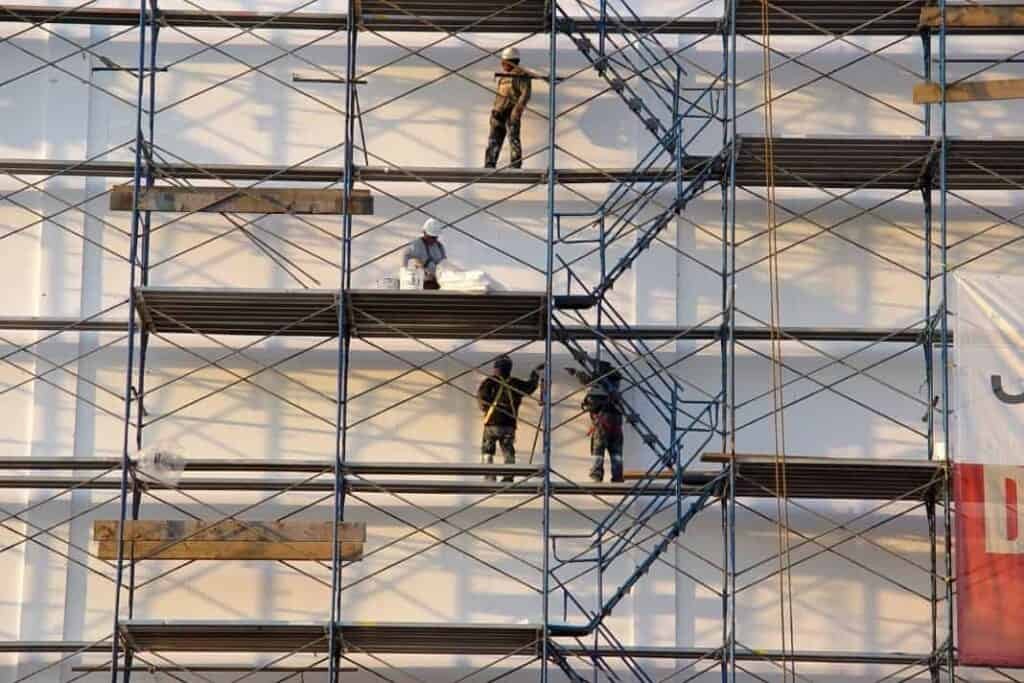 Figure 1 - Construction Work Performed On Scaffoldings