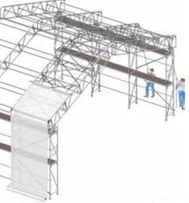 Keder Rafter High-quality Keder Roof Sheeting | Temporary Roof | APAC