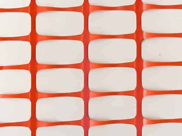 Figure 2 - Orange Construction Fence Is Manufactured From Plastic