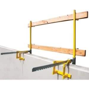 parapet guardrail system adjustment