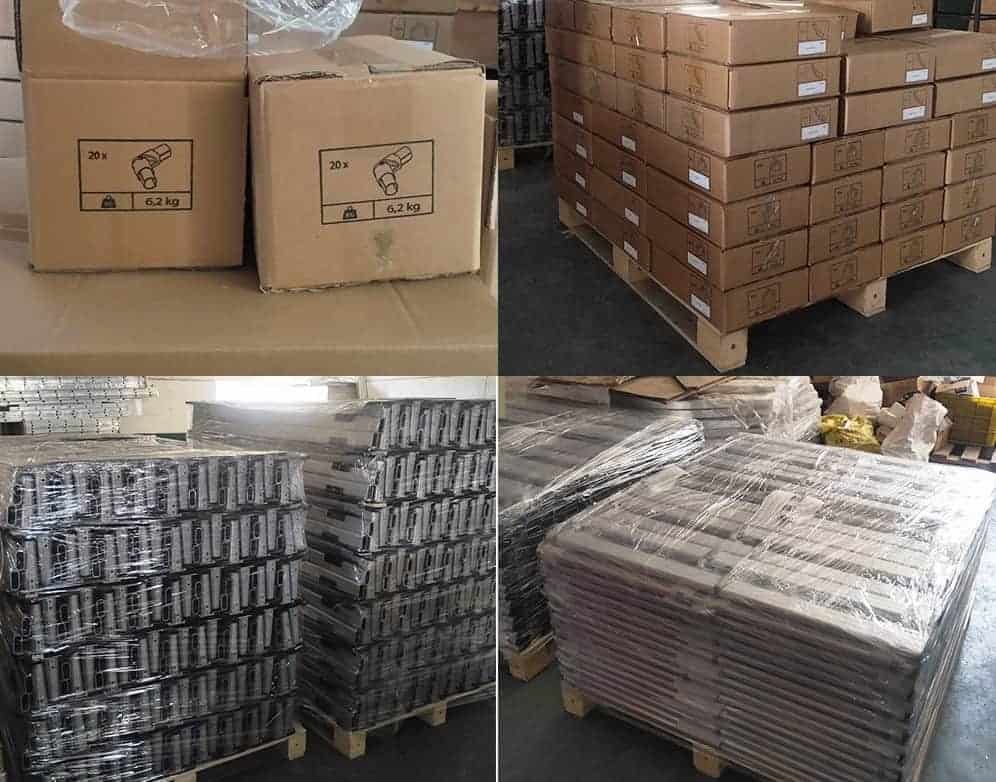 roof guardrail systems packing