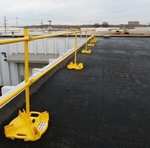 yellow base guardrail system application