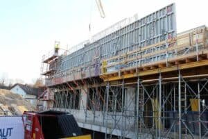 Guardrial Clamps on Formwork System
