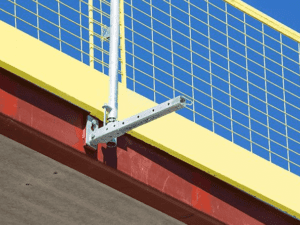 APAC steel structure edge protection system