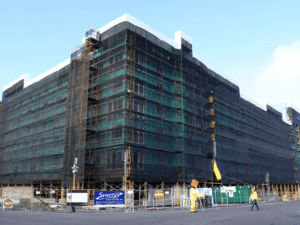 debris netting black application
