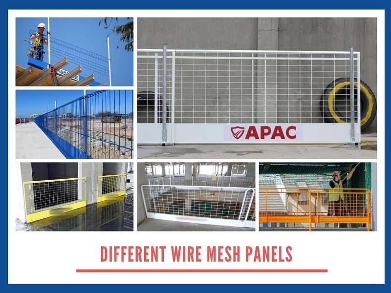 different-wire-mesh-barrier-edge-protection