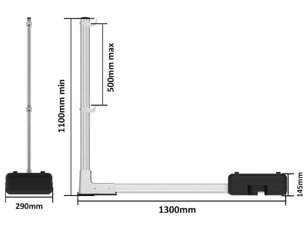 rooftop guardrail system-apac