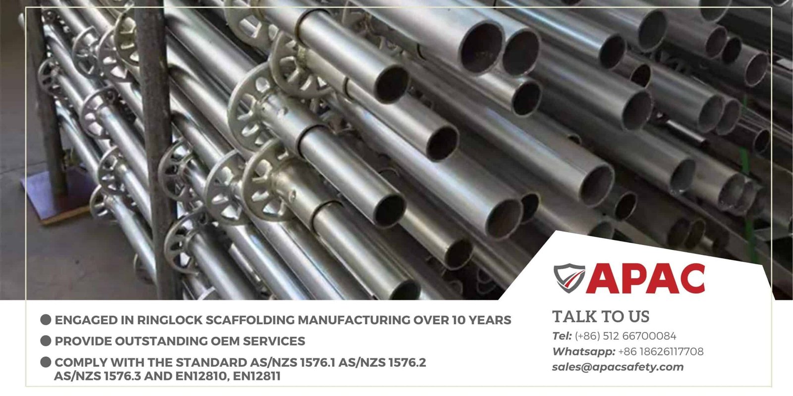 APAC-Ringlock- -Scaffolding- manufacture-10years