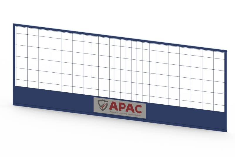 2.9m flat edge protection mesh barrier