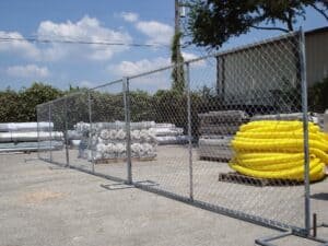 temporary fence