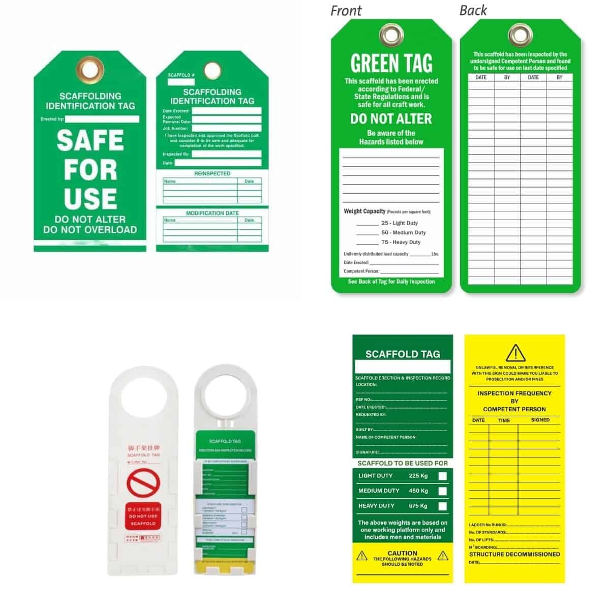 Green Tag Scaffolding Your Site Safety Product Specialist APAC