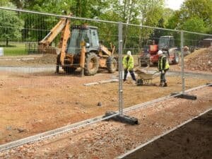 black base for heras fence