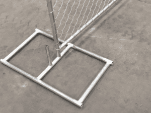 square feet for chain link fence