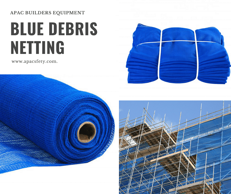 blue debris netting