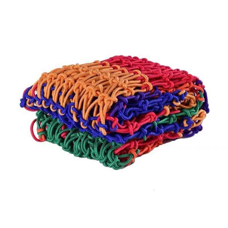 colorful roof safety net