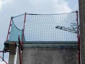 heavy-duty safety netting application