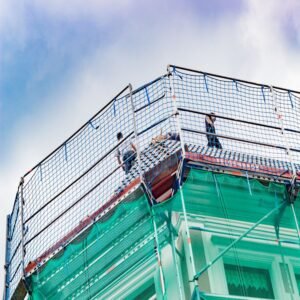 horizontal debris netting application