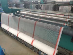 Fire Retardant White Vertical Safety Netting