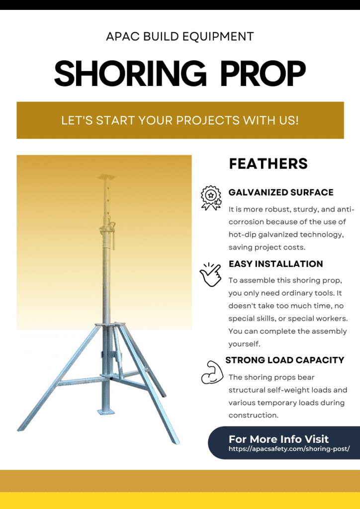 shoring prop datasheet