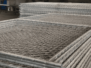 temp chain link fence project in 2021