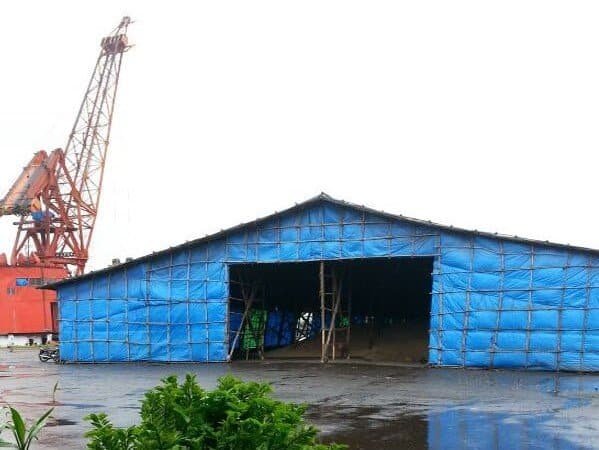 tarpaulin shed cover