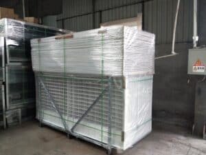 edge protection barrier-white