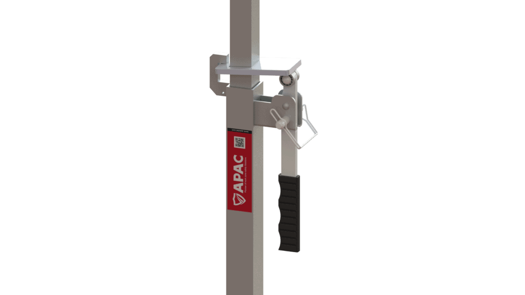 compression post edge protection-lock