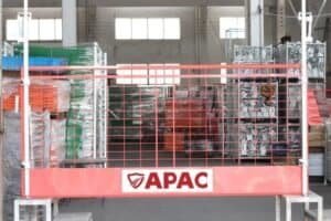 edge protection system - compression post