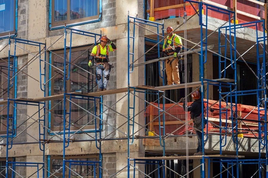 frame scaffolding in construction