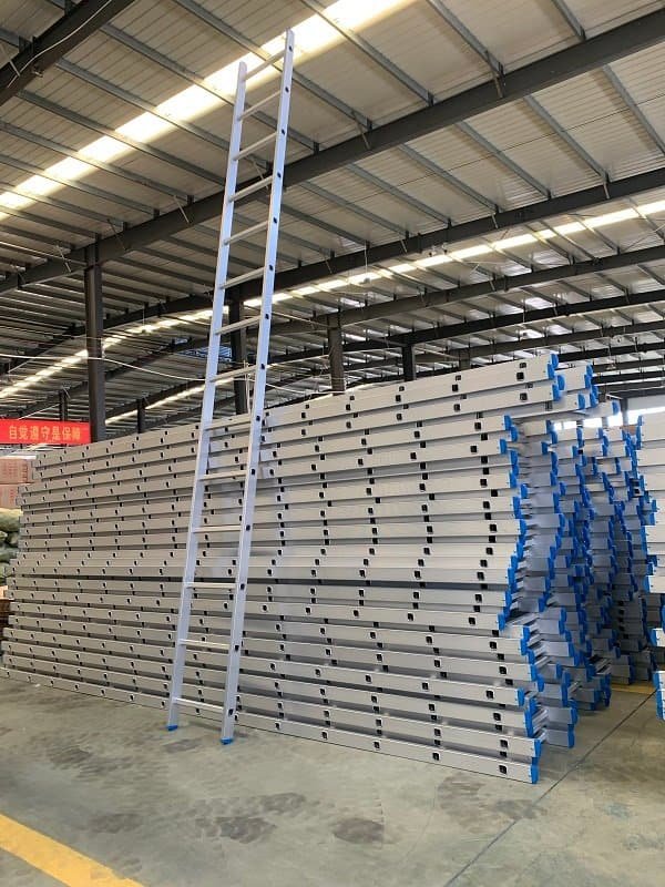 6m aluminum straight ladder