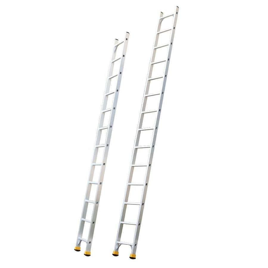 straight aluminium ladder