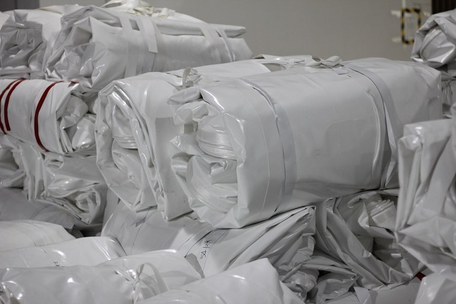 keder roof sheeting packing