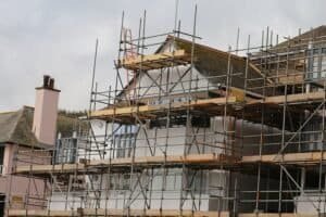 Wooden Scaffold Toe Board Application