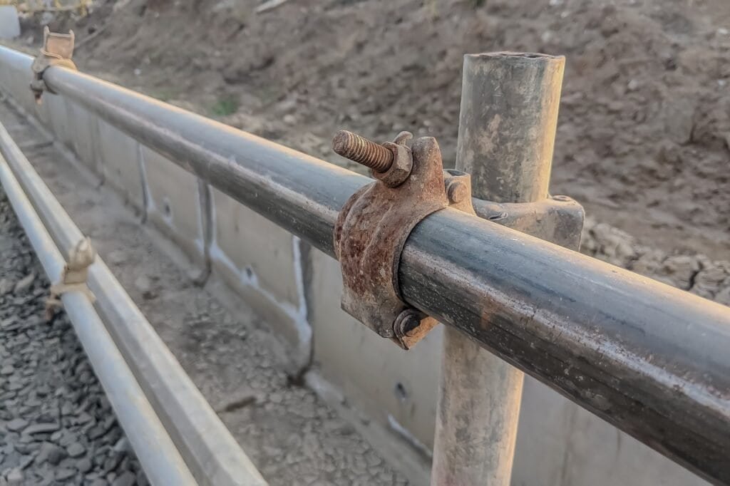 scaffolding clamp system