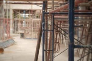 Scaffolding Staging Used For Construction Purposes