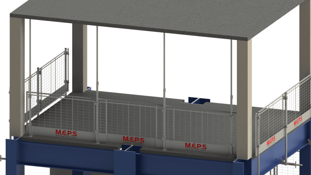 compression post edge protection system