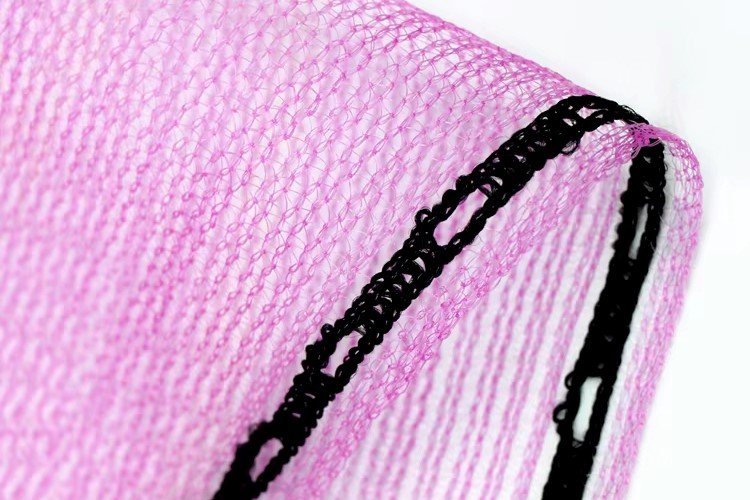 pink debris netting packing detail