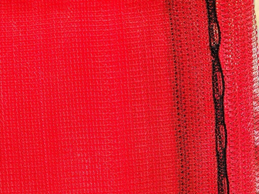 red scaffold debris netting