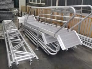 aluminum ringlock scaffold stair