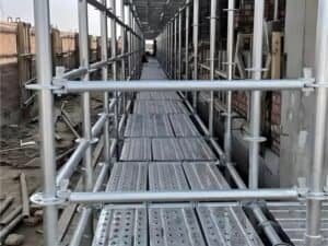 pin lock scaffolding application